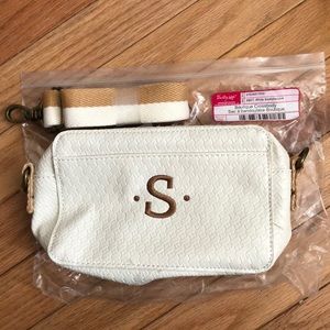 NWT Boutique Crossbody in white basket weave by Thirty-one